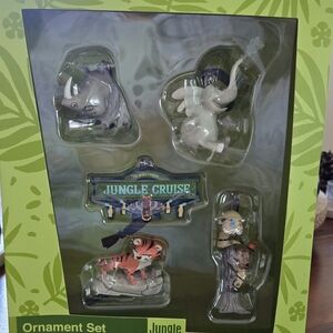 Disney Parks Jungle Cruise Magic Kingdom Ornament Set New